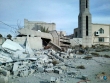 مسجد الخياط في عدرا بعد تدميره بسبب القصف 
