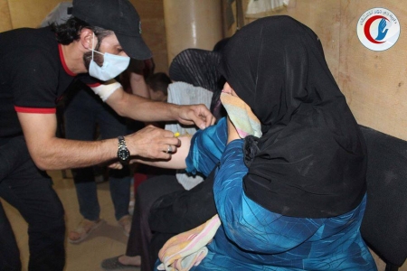 بعض الإصابات بغاز الكلور 