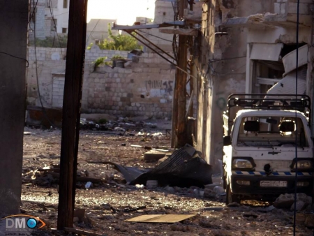 صورة حديثة من حي برزة الدمشقي