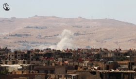 لهيب داريا، معركة للسيطرة على محيط مطار المزة العسكري